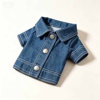 Pet denim jacket (Dog coat)