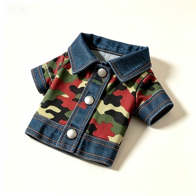 Pet denim jacket (Dog coat)