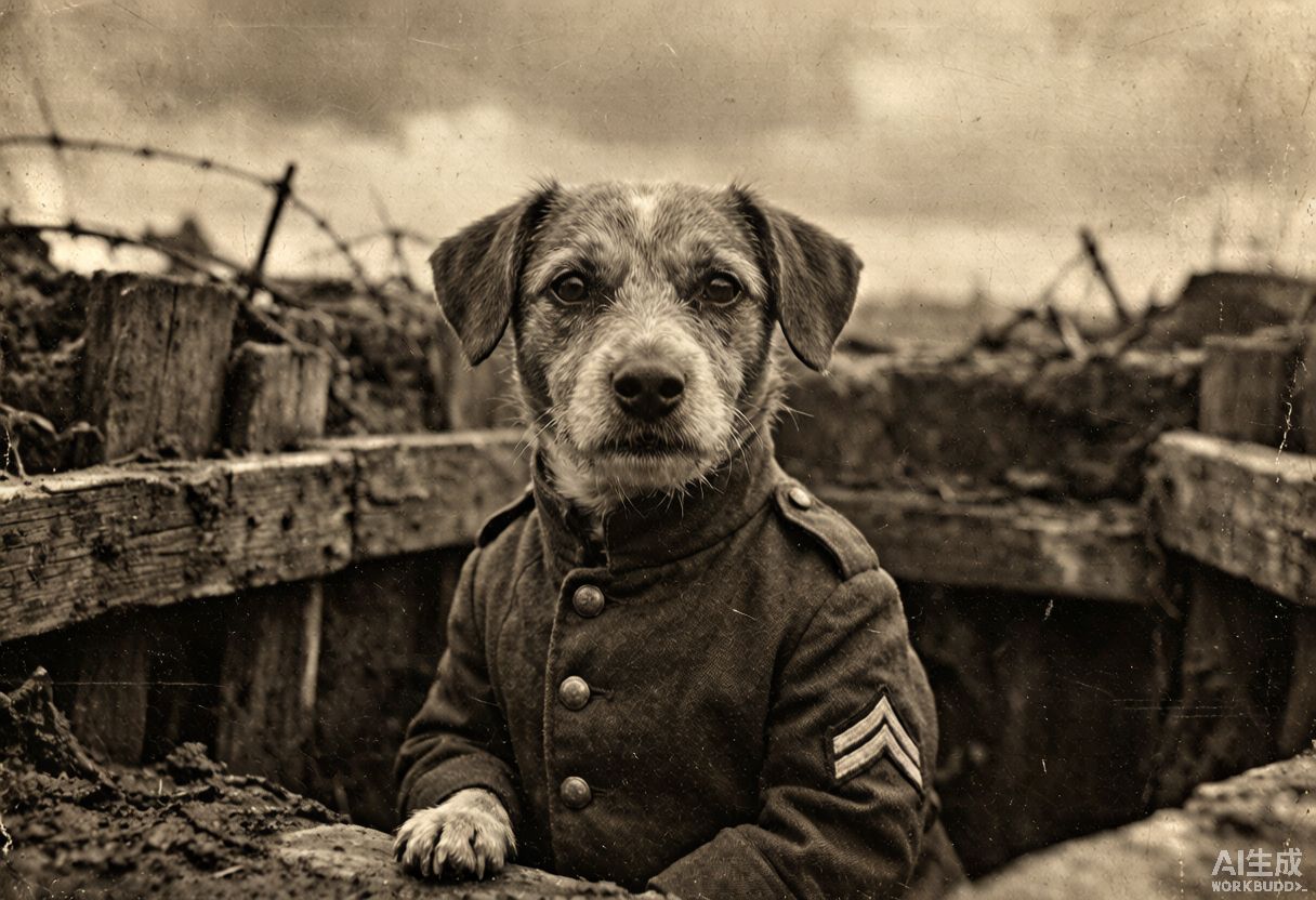 历史上的名犬 斯达比中士——人类历史上第一只拥有军衔的狗