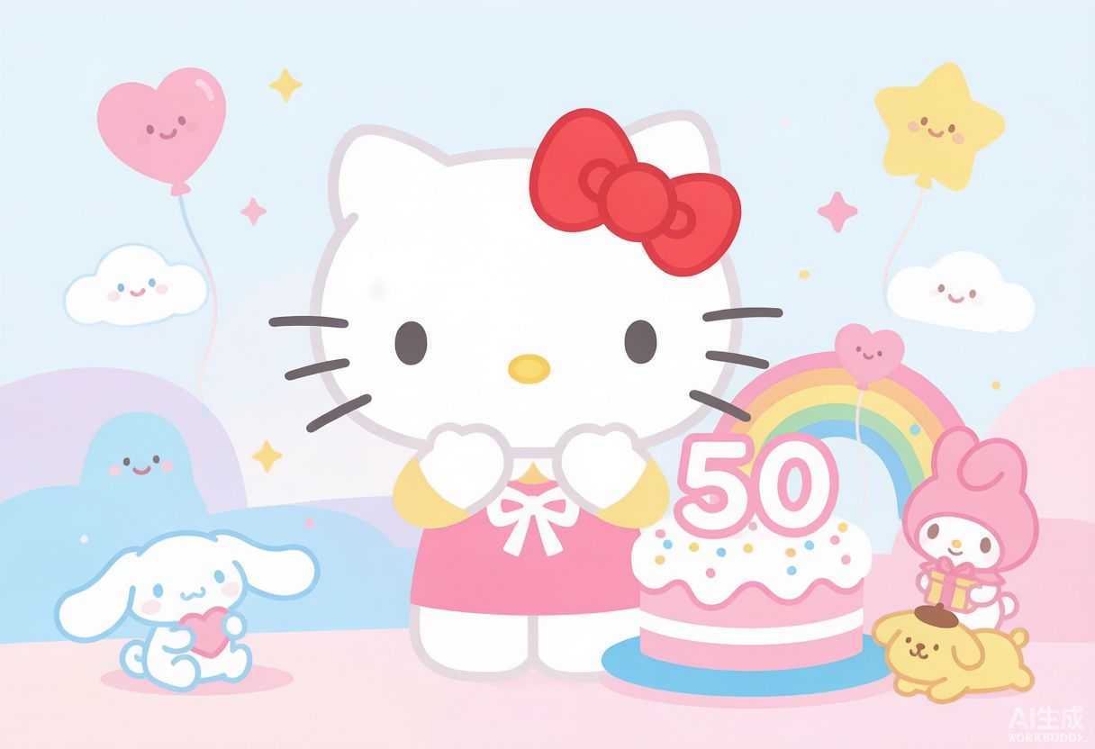 猫的银幕传奇 Hello Kitty 的 50 年"无嘴猫"