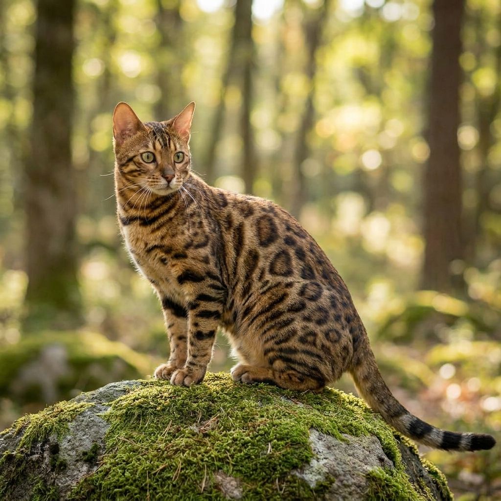 猫的品种演进史 杂交名品：孟加拉、萨凡纳