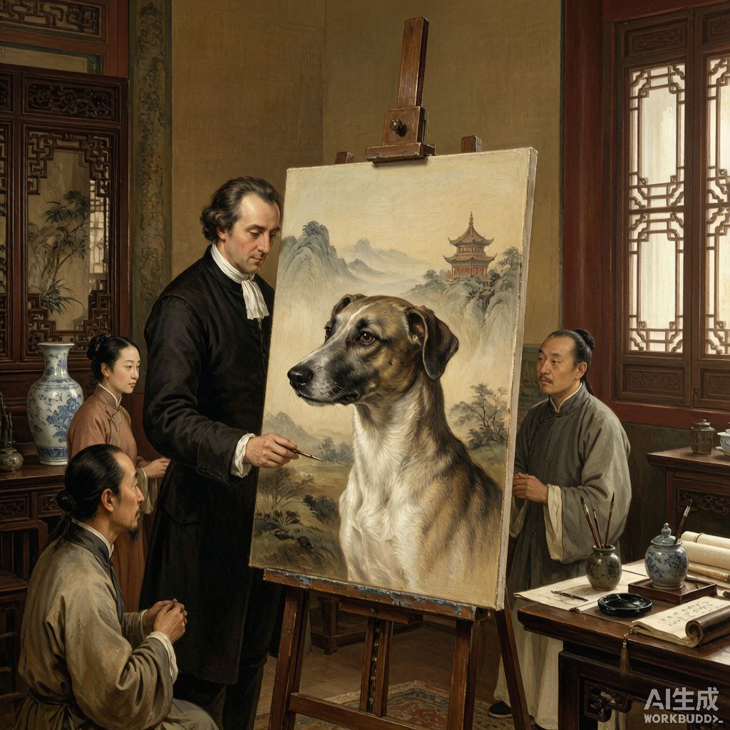 历史上的名犬 乾隆的猎犬——郎世宁笔下的皇家名犬图卷