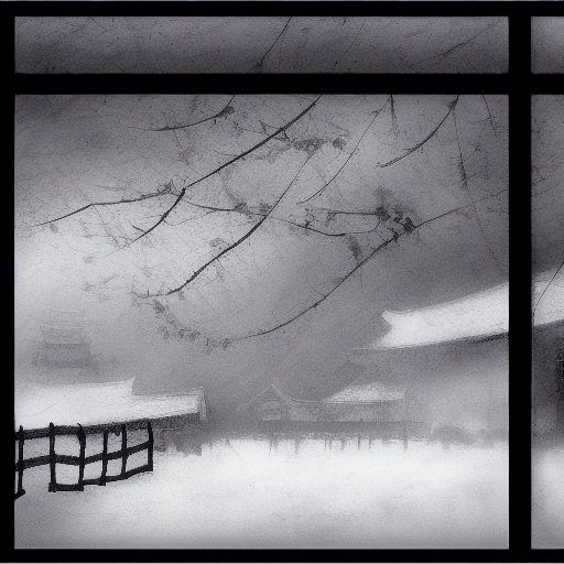 诗词书画中的犬 刘长卿《逢雪宿芙蓉山主人》：风雪夜归人