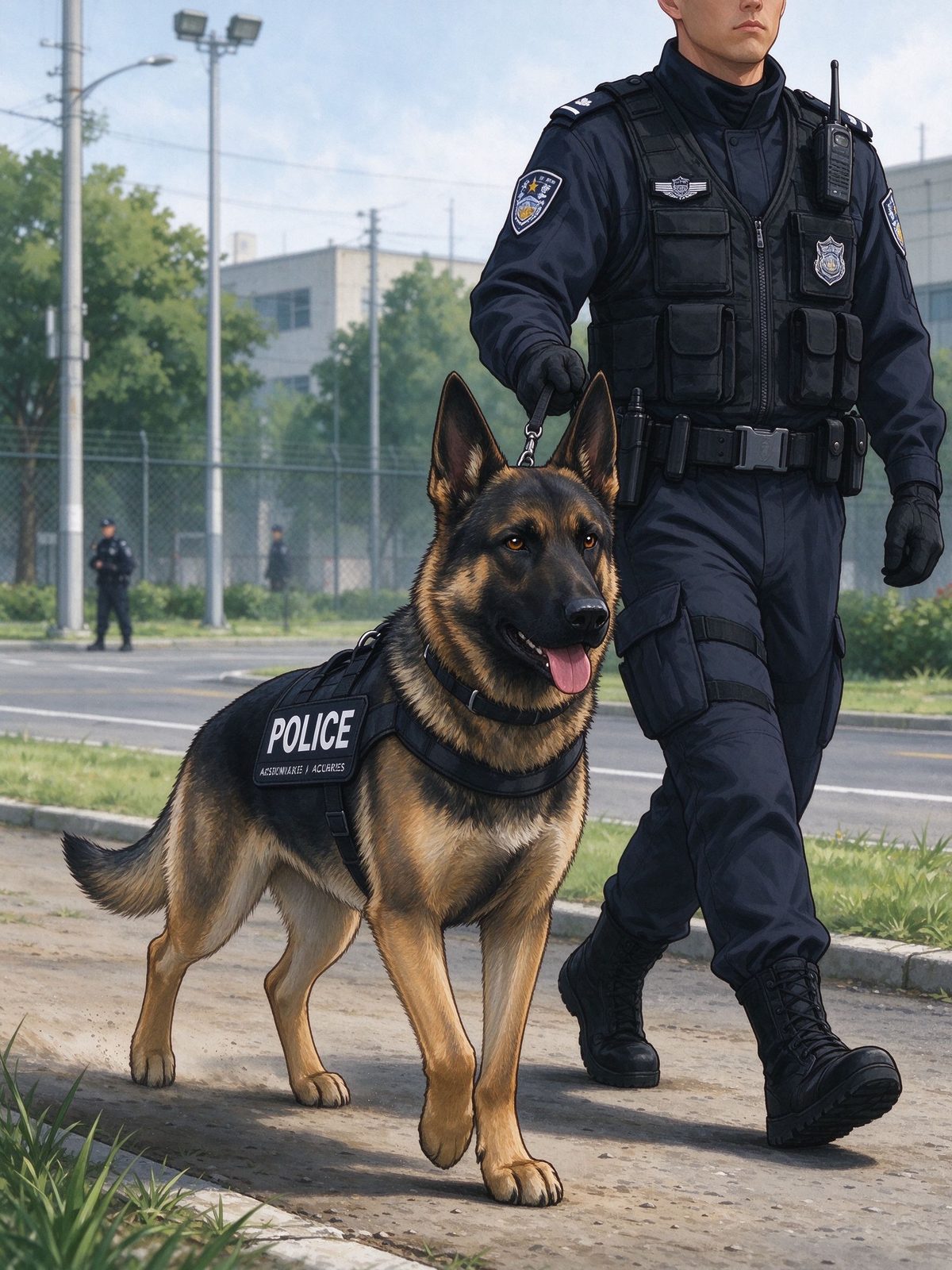 功勋犬与工作犬 警犬与军犬：午夜里的无声哨兵