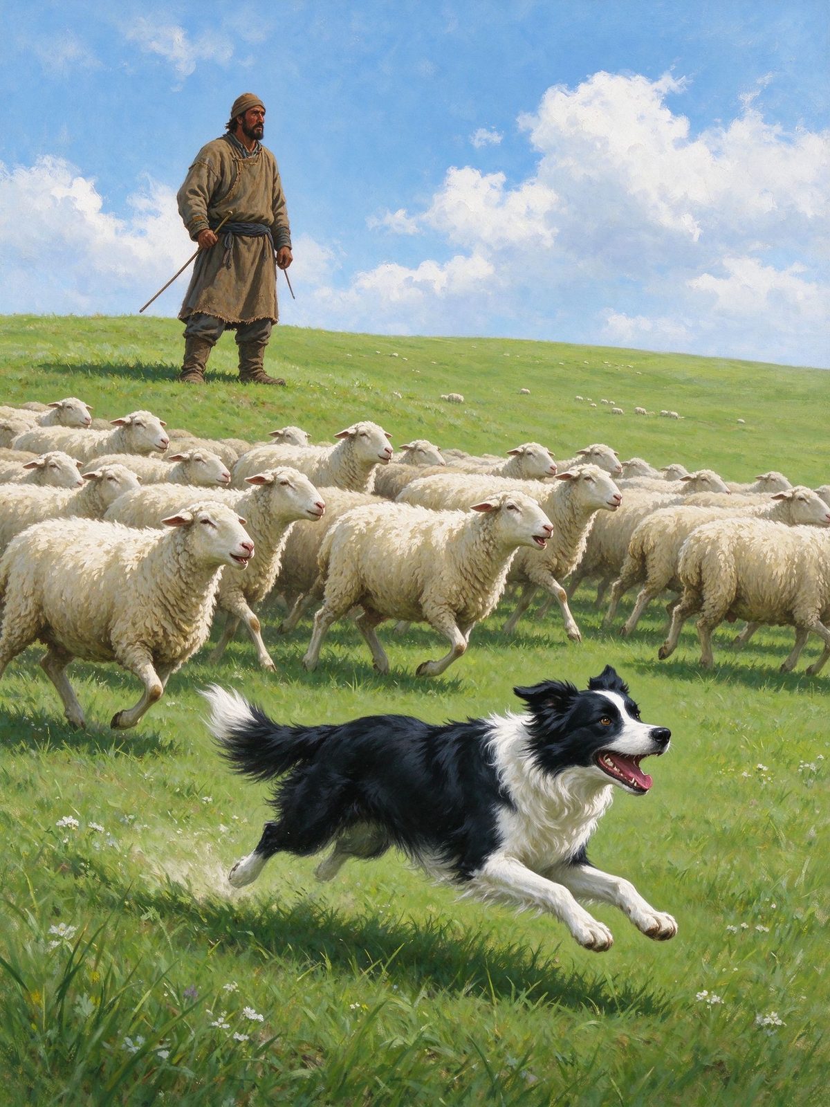 功勋犬与工作犬 牧羊犬——千年人犬协作的活化石