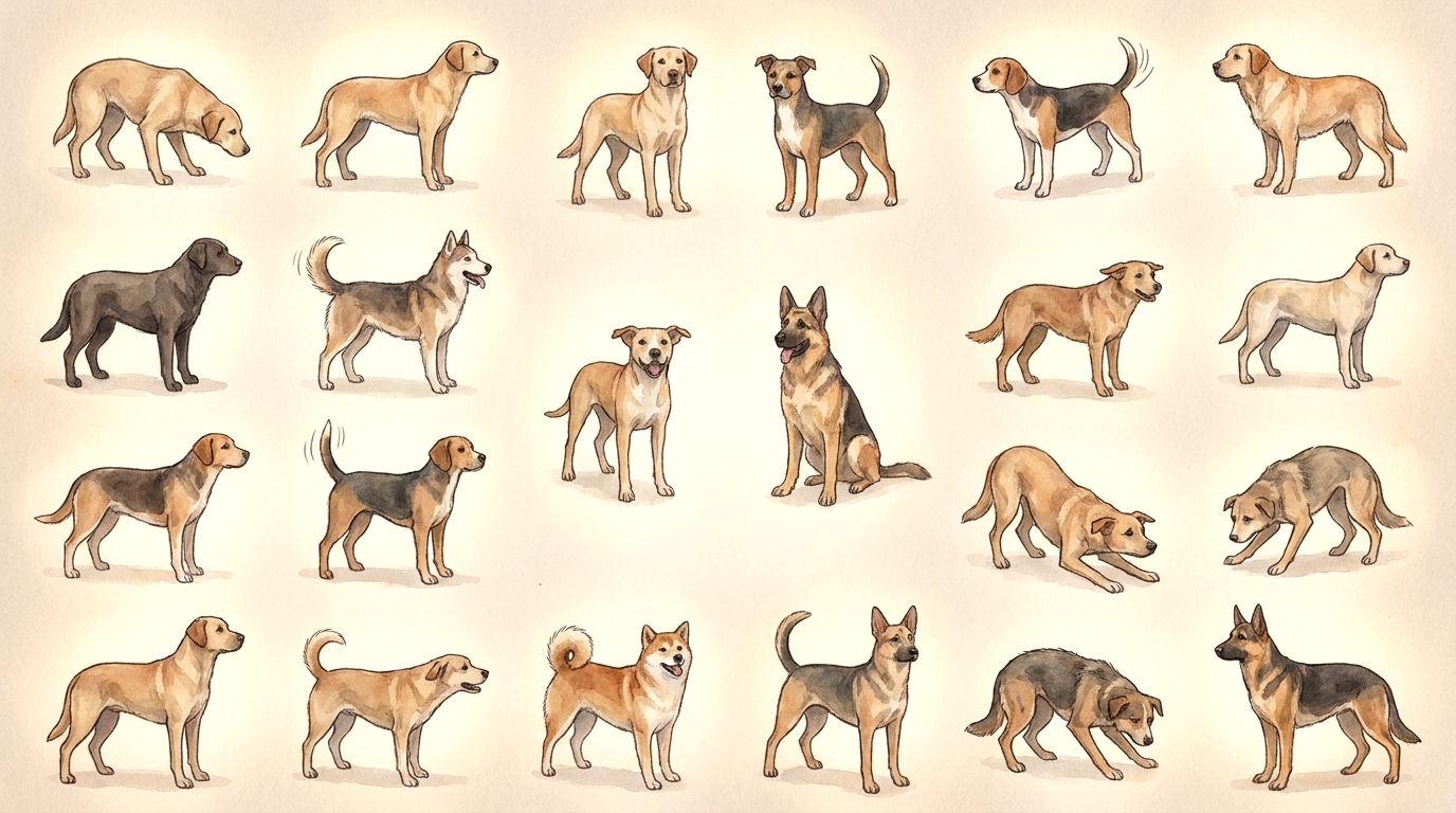 犬的感官与行为 19 种肢体信号