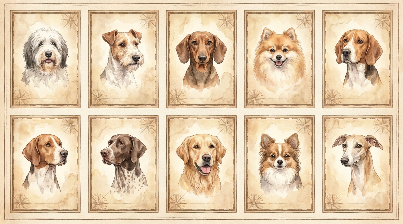 犬的品种图鉴 FCI 10 大组别速览