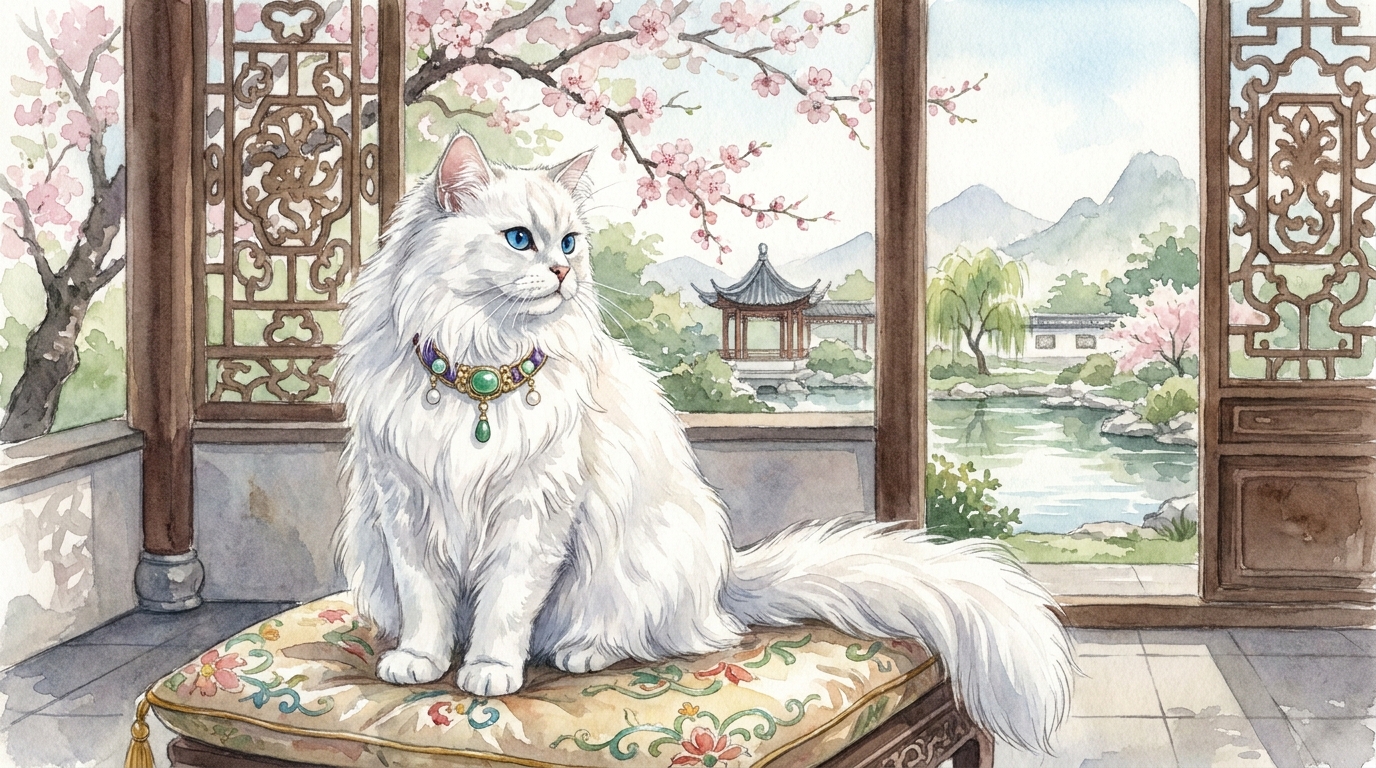 中华名猫与品种图鉴 山东狮子猫：临清一方的狮与雪
